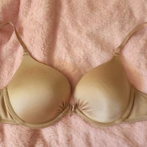 Vassarette Bra 34c Padded Push-up Nude Color